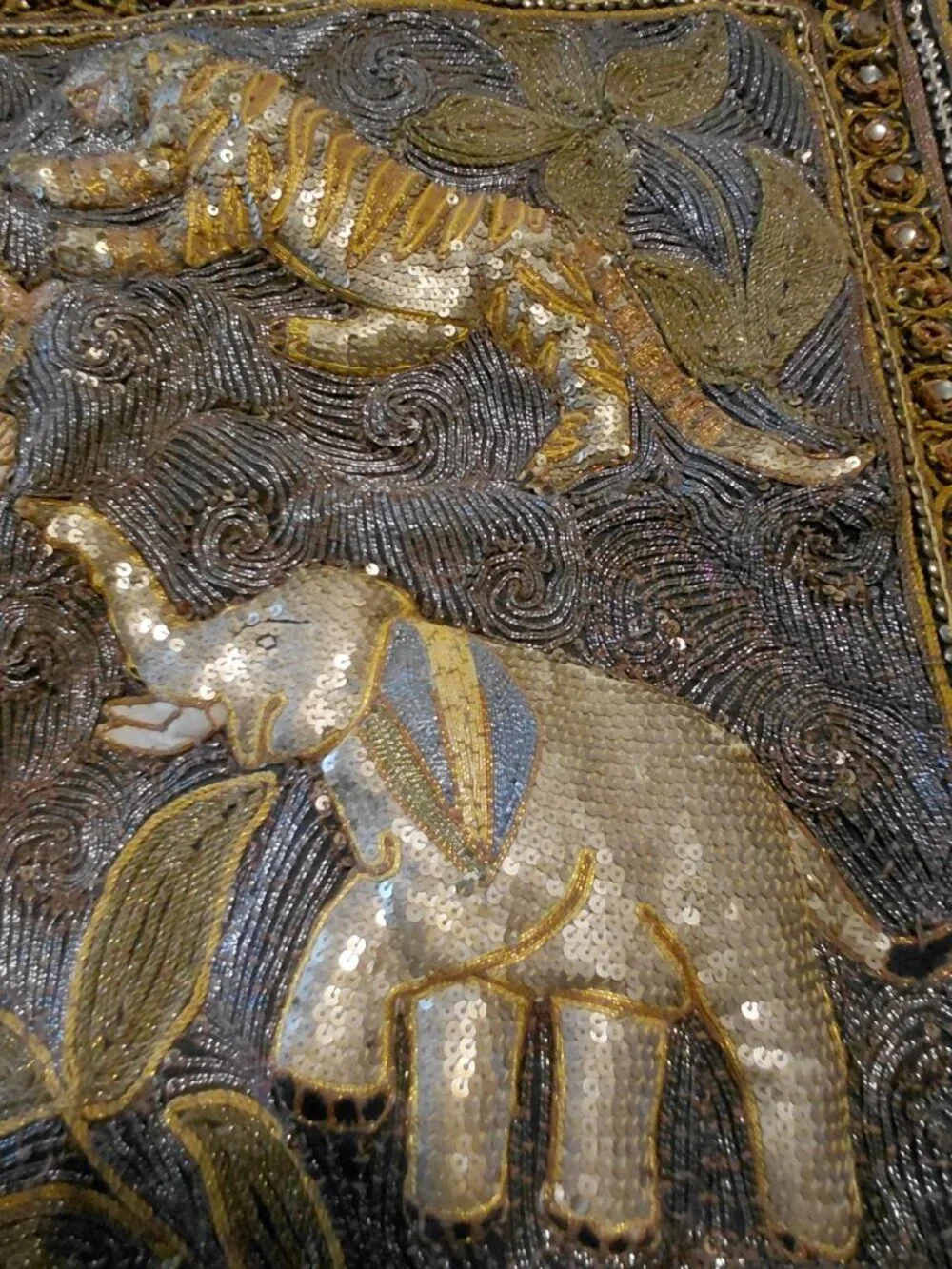 Vintage Burmese Kalaga Tapestry /Wall Hanging